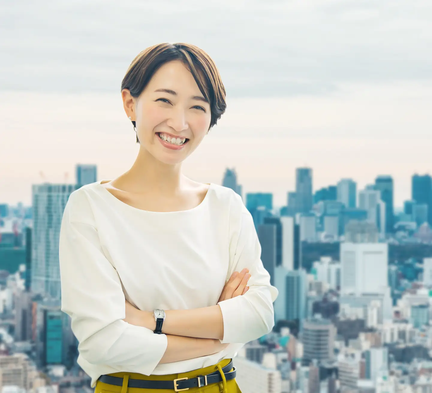 オフィス外女性の画像